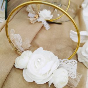 Μπομπονιέρα Μεταλλικό Στεφάνι ΜP26157